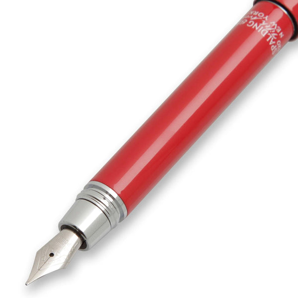 A.g. Spalding & Bros. 520 Fifth Avenue New York Short Classic Fountain Pen RED