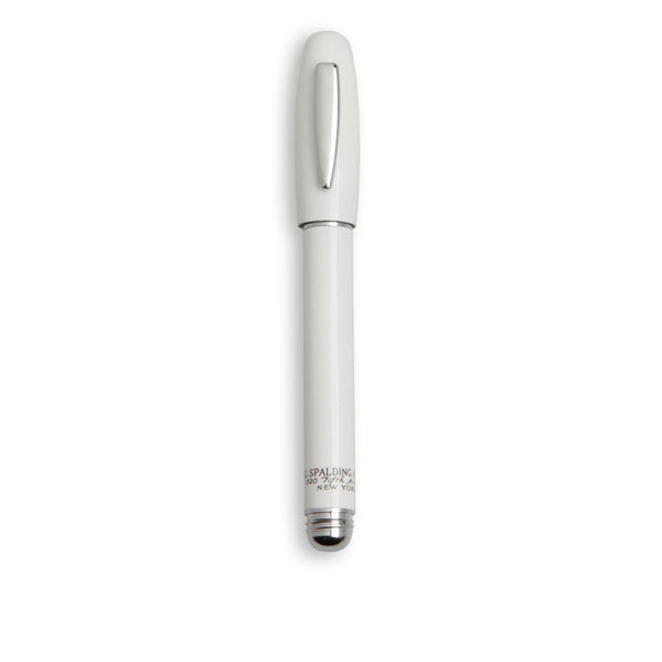A.g. Spalding & Bros. 520 Fifth Avenue New York Short Classic Fountain Pen WHITE