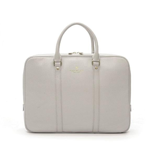 A.g. Spalding & Bros. 520 Fifth Avenue New York Short Handle Briefcase OFF WHITE