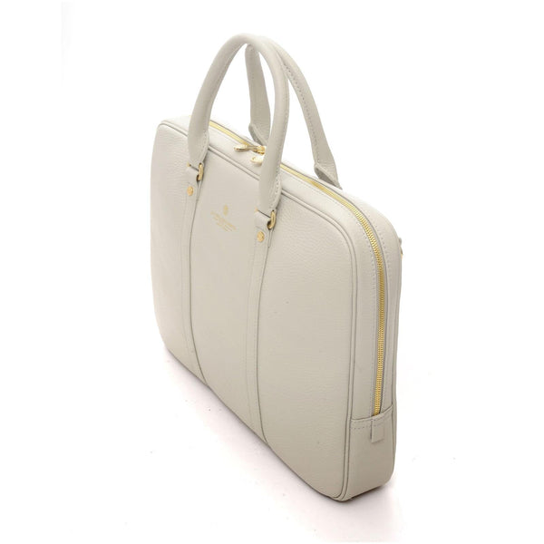a.g. spalding & bros. 520 fifth avenue new york Short Handle Briefcase OFF WHITE