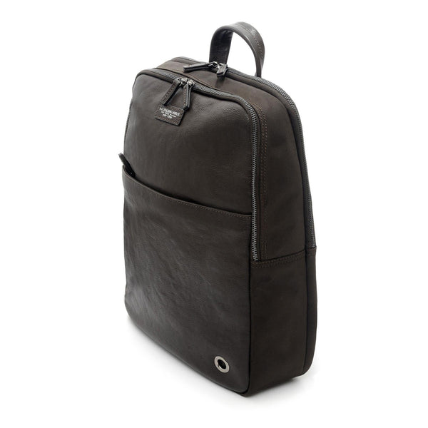 A.g. Spalding & Bros. 520 Fifth Avenue New York SQUARE BACKPACK STEEL RIVET BROWN