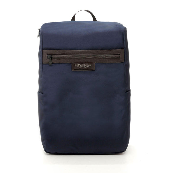 a.g. spalding & bros. 520 fifth avenue new york STREET Square Backpack BLUE/DARK BROWN