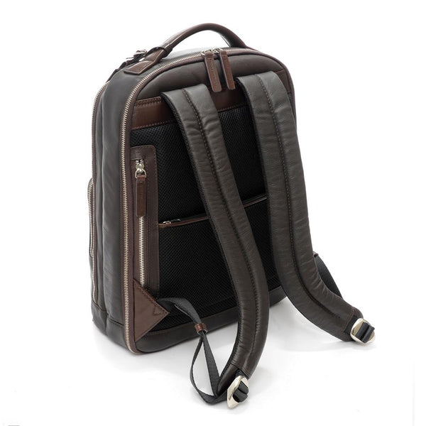 A.g. Spalding & Bros. 520 Fifth Avenue New York Tech Leather Backpack TESTA MORO