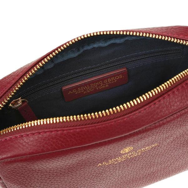 A.g. Spalding & Bros. 520 Fifth Avenue New York Tiffany Cindy Bag DARK RED