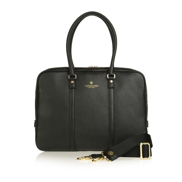 A.g. Spalding & Bros. 520 Fifth Avenue New York Tiffany Long Handle Briefcase BLACK