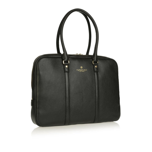 a.g. spalding & bros. 520 fifth avenue new york Tiffany Long Handle Briefcase BLACK