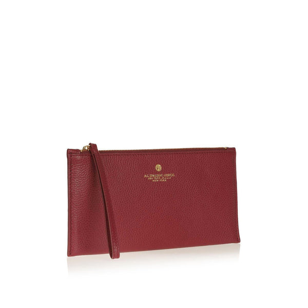 A.g. Spalding & Bros. 520 Fifth Avenue New York Tiffany Pochette DARK RED