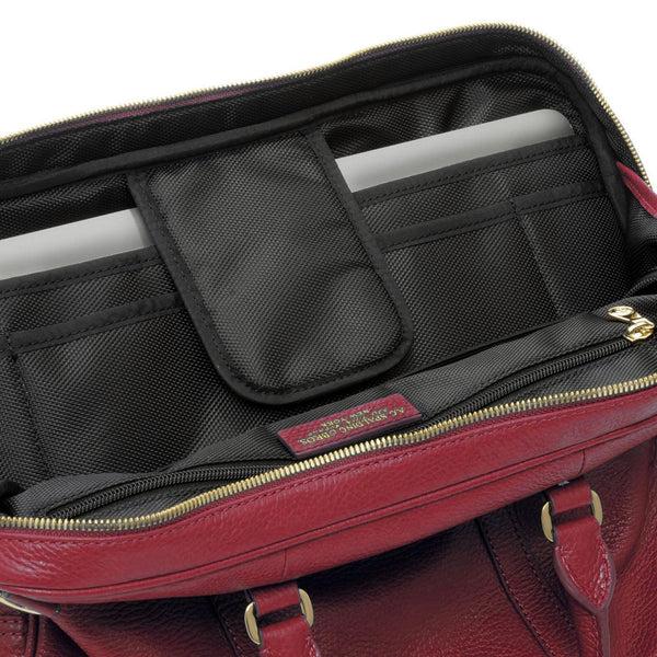 A.g. Spalding & Bros. 520 Fifth Avenue New York TIFFANY WOMAN LONG HANDLE BRIEFCASE RED