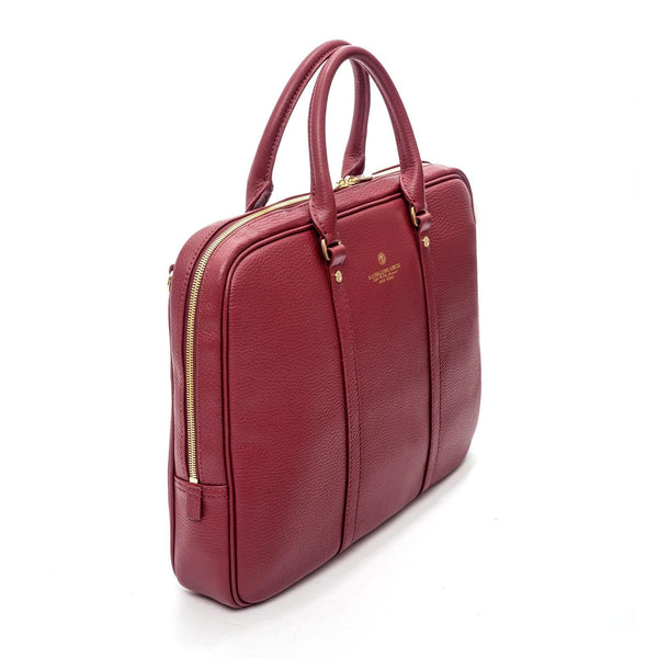 A.g. Spalding & Bros. 520 Fifth Avenue New York Tiffany Woman Short Handle Briefcase RED