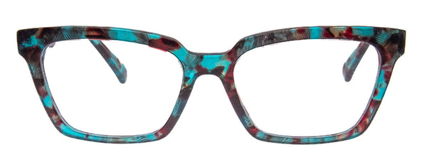 A.j. Morgan Brandenwein Reading Glasses Teal Multi