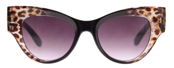 A.j. Morgan Coquettish Sunglasses Black/Cheetah