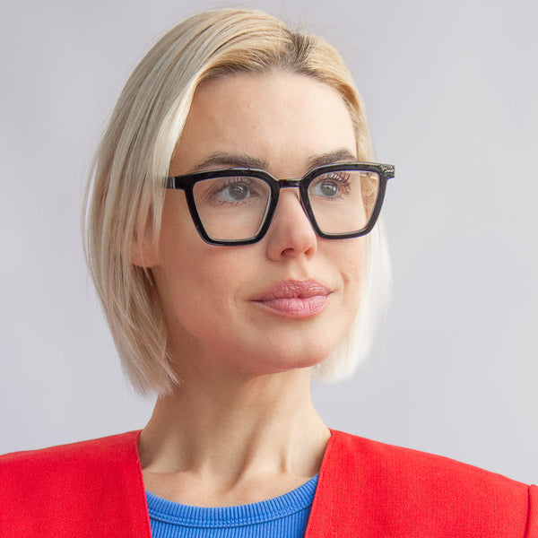A.j. Morgan Elevated Reading Glasses Matte Black