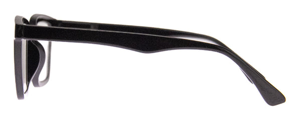 A.j. Morgan Elevated Reading Glasses Matte Black