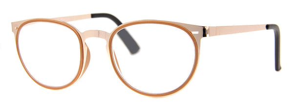 a.j. morgan Embassy 101 Reading Glasses Gold/Beige