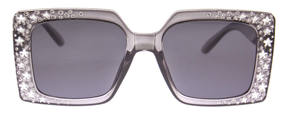 A.j. Morgan French Aristocrat Sunglasses Grey W/RHS
