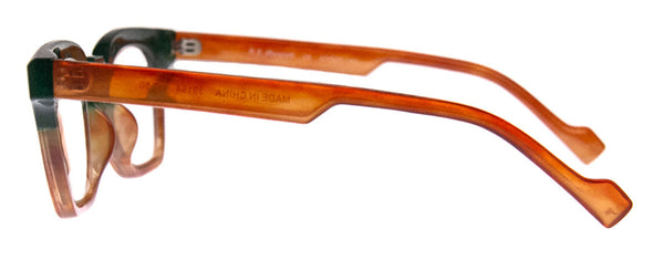 A.j. Morgan Friends Reading Glasses Green/Amber