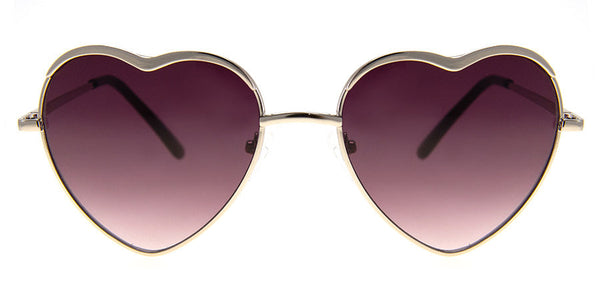 A.j. Morgan Heart Of Glass Sunglasses Bronze