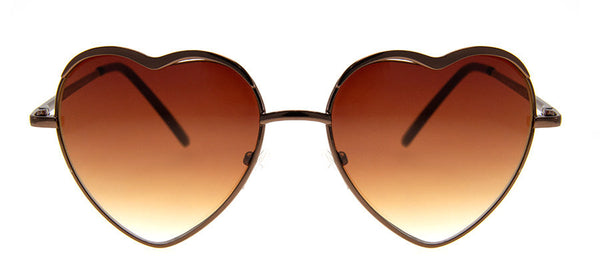 A.j. Morgan Heart Of Glass Sunglasses Bronze