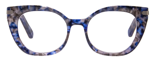 A.j. Morgan Intrigued Reading Glasses Blue Multi