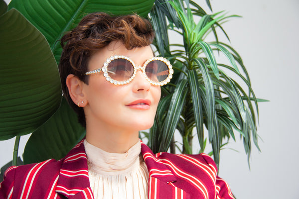 A.j. Morgan La Casino Sunglasses Gold