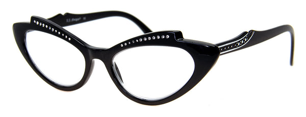 a.j. morgan Mysterio Reading Glasses Black