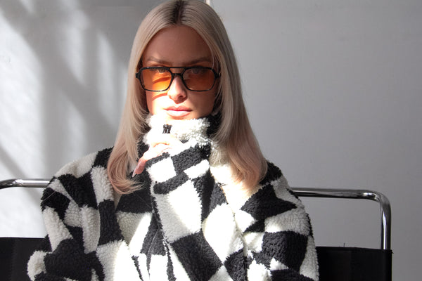 A.j. Morgan Overland Sunglasses Black/Amber