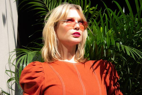 A.j. Morgan Trig Sunglasses Black/Green