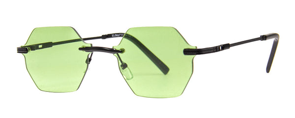 a.j. morgan Trig Sunglasses Black/Green