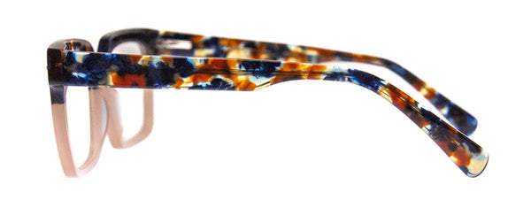 A.j. Morgan Best Regards Reading Glasses Blue Tort/Beige