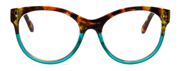 A.j. Morgan Digital Age (Blue-Light Computer Reading Glasses) Reading Glasses Tort/Teal