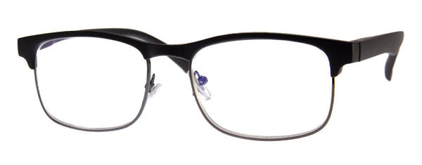 a.j. morgan Fifties (Blue-Light Computer Reading Glasses) Reading Glasses Black