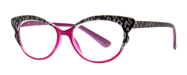 a.j. morgan Honky Tonk Reading Glasses Purple/Glitter