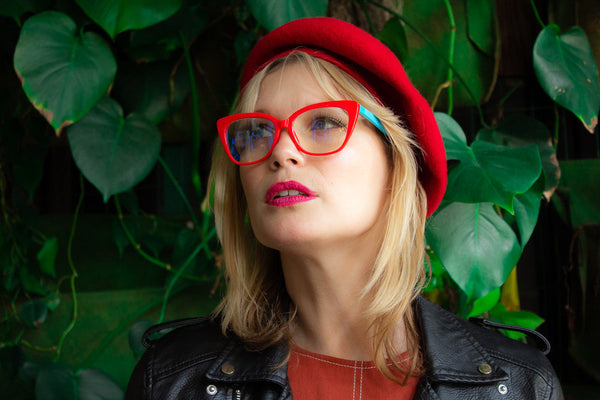 A.j. Morgan I.M. Cute (Blue-Light Computer Reading Glasses) Reading Glasses Purple/Yellow