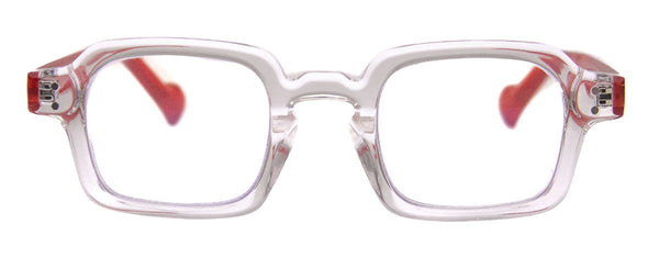 A.j. Morgan Retro-Genius (Blue Light–Blocking Reading Glasses) Reading Glasses Crystal/Rust