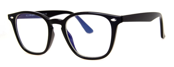 a.j. morgan Right Now (Clear Lens Blue-Light Computer Glasses) Sunglasses Black