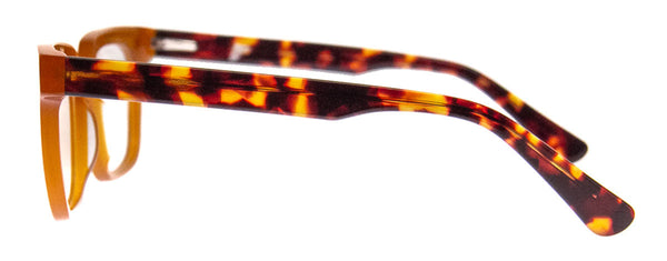 A.j. Morgan Solid Connection Reading Glasses Amber/Tort