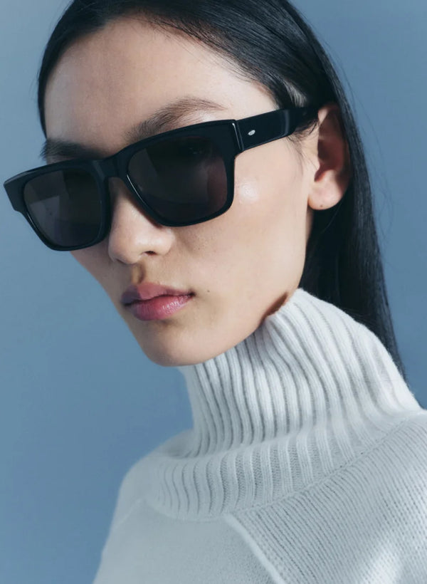 a.l.c. Aikau Sunglasses Black/Espresso