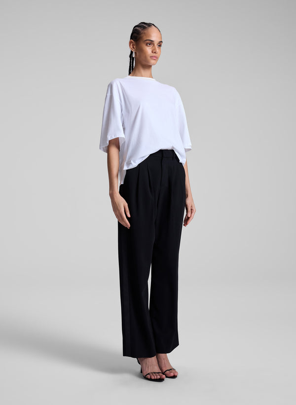 A.l.c. Albie Cotton Jersey Tee White