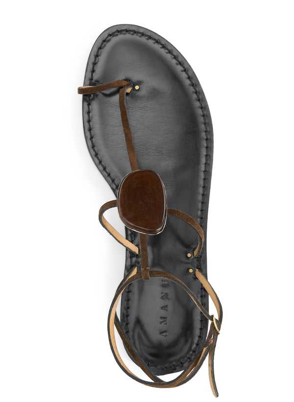 A.l.c. AMANU The Cairo Sandal Chocolate