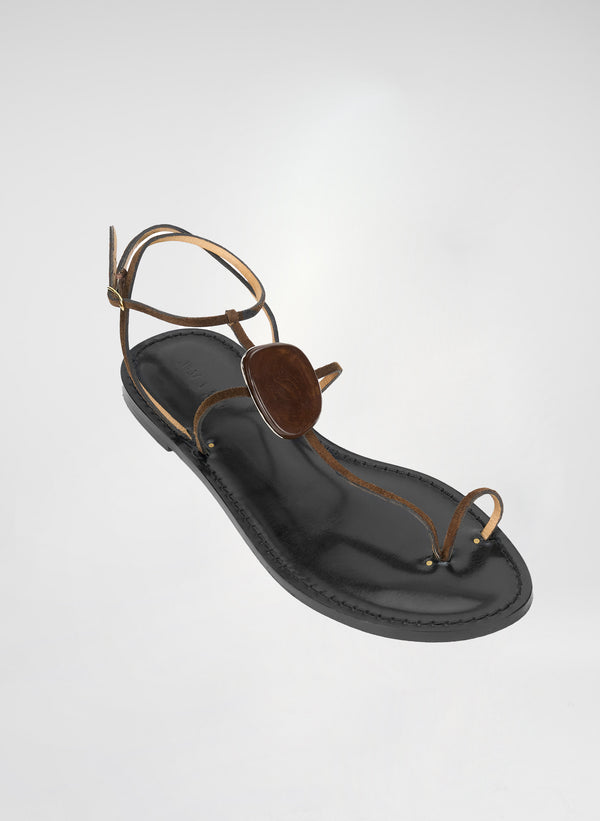 a.l.c. AMANU The Cairo Sandal Chocolate
