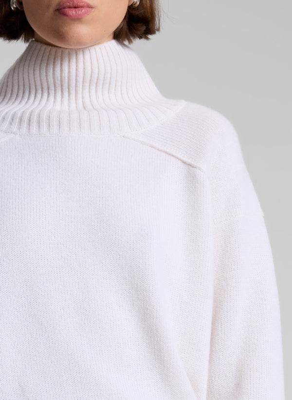 A.l.c. Archie Cashmere Turtleneck Sweater Natural