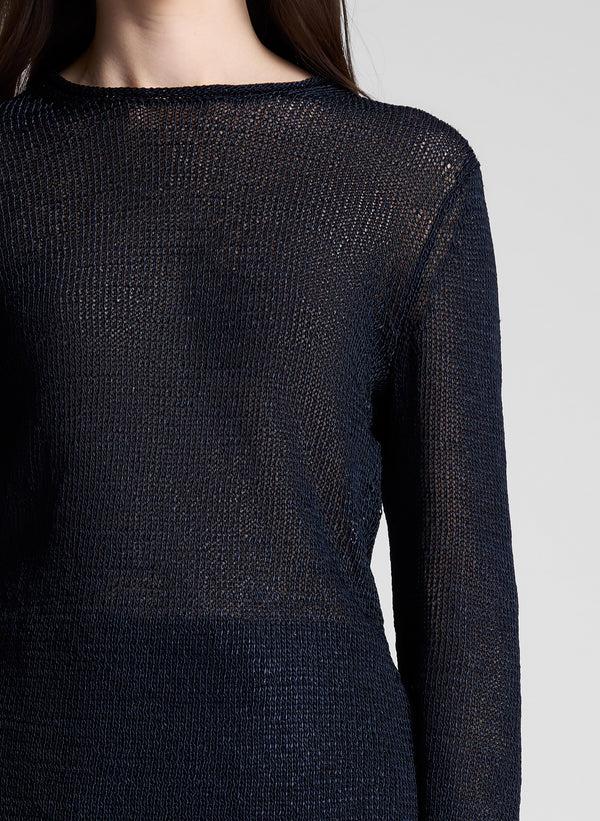 A.l.c. Ash Open Knit Sweater Midnight