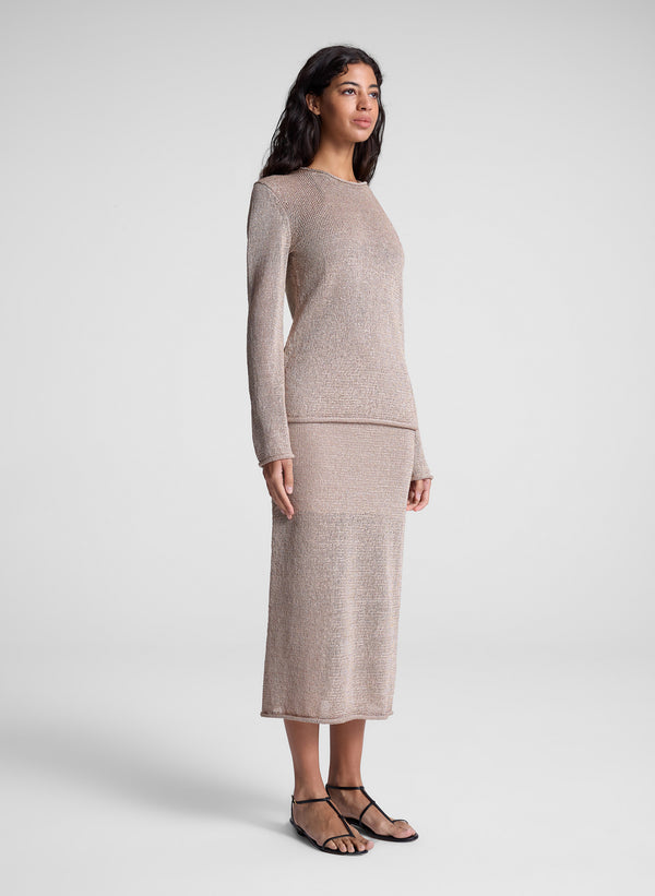 A.l.c. Ash Open Knit Sweater Sand