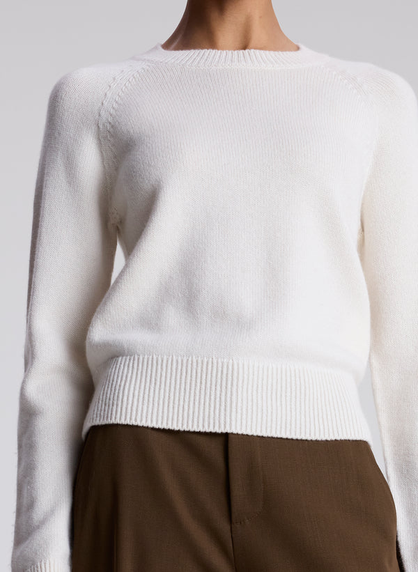 A.l.c. Ashtyn Cashmere Crew Neck Sweater Natural