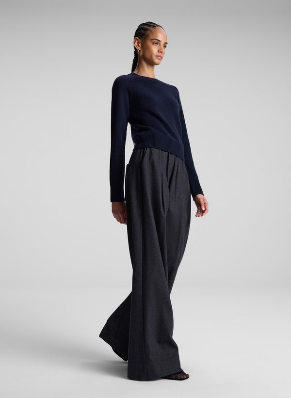 A.l.c. Ashtyn Cashmere Crew Neck Sweater Navy