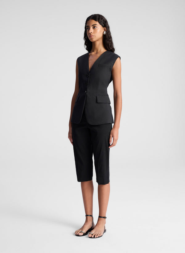 A.l.c. Bardot Linen Pant Black