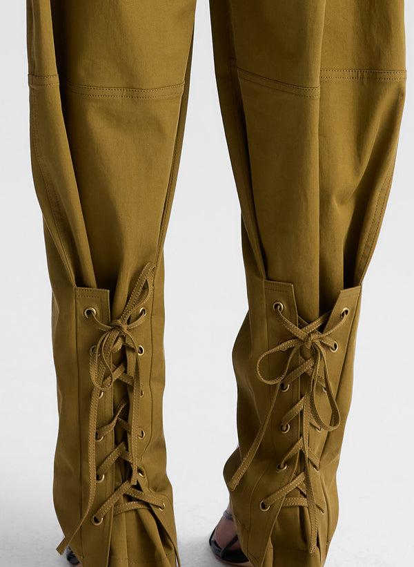 A.l.c. Boden Lace Up Detail Pant Hazel