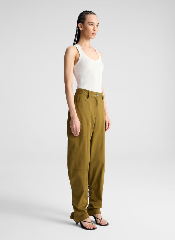 A.l.c. Boden Lace Up Detail Pant Hazel