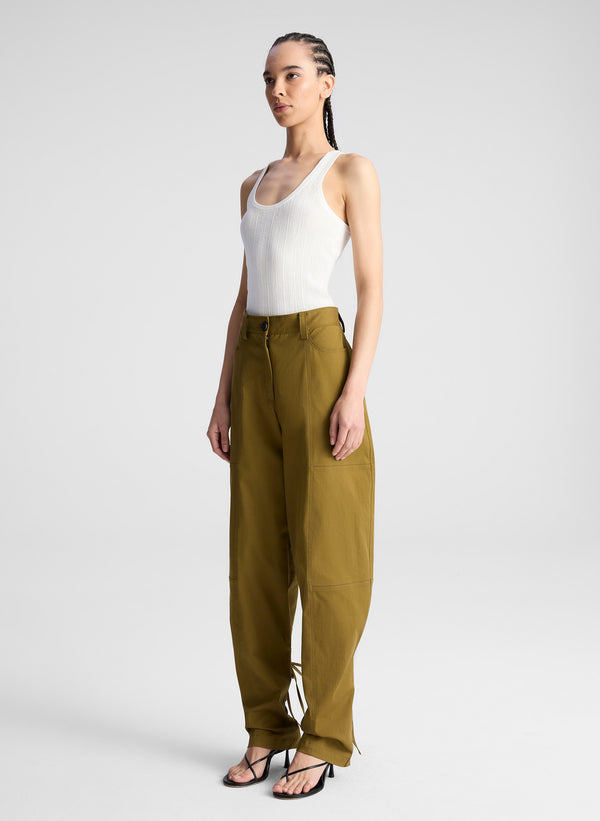 A.l.c. Boden Lace Up Detail Pant Hazel