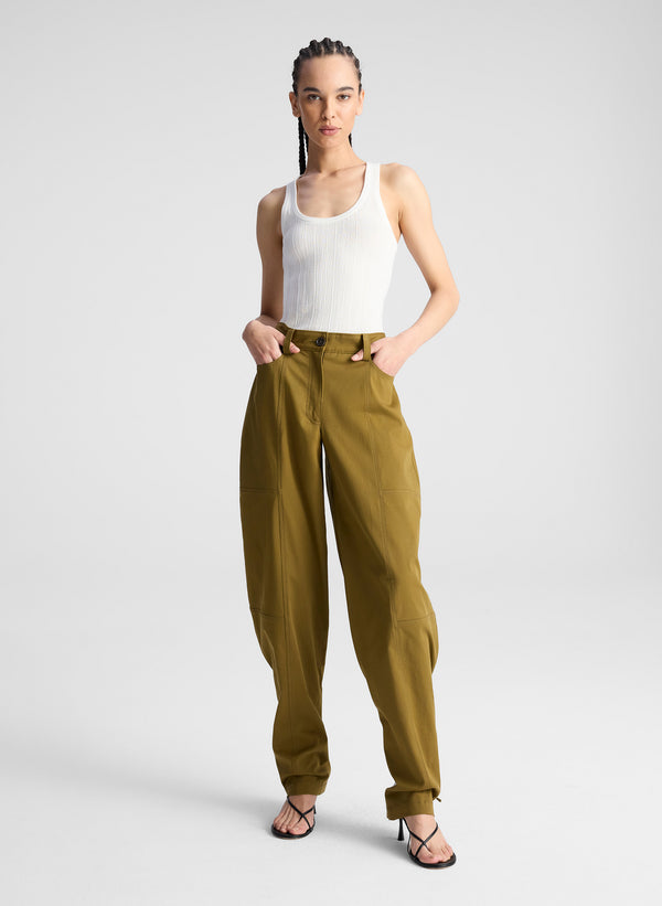 a.l.c. Boden Lace Up Detail Pant Hazel